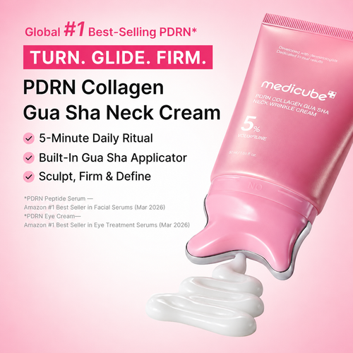 PDRN Collagen Neck Cream with Gua Sha Massager